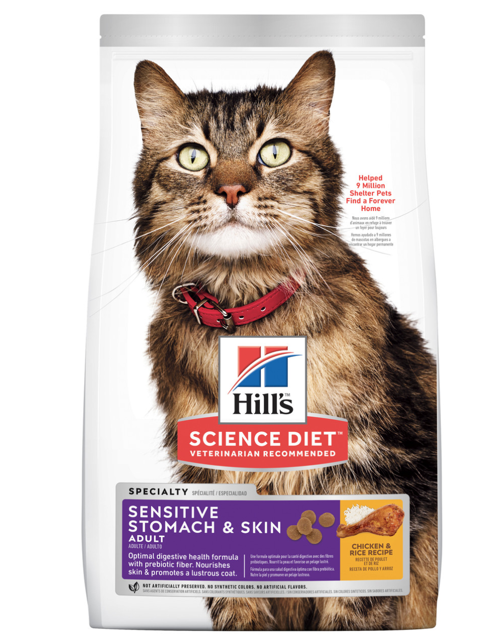 Hill’s Science Diet Adult Sensitive Stomach & Skin Cat Food 7.03kg