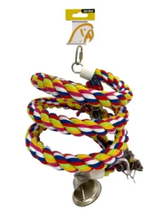Avi One Parrot Toy - Rope Twister With Bell 50cm