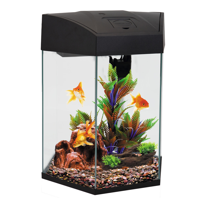 AA Hexagonal Aquarium Black 22L AA550