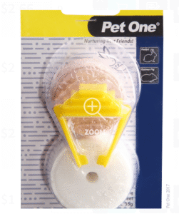Pet One Salt Lick And Mineral Wheel With Clip 50g