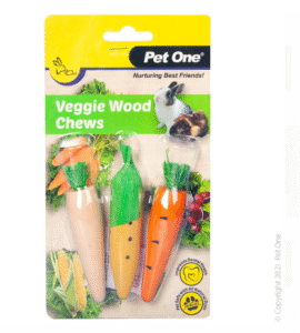 Pet One Veggie Wood Chews 3 Pack