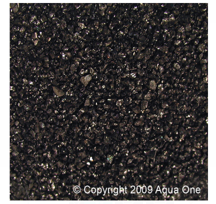 Aqua One Gravel - Black Silica 5kg (1mm)