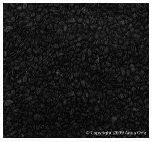 Aqua One Gravel - Black 1kg (7mm)
