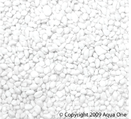 Aqua One Gravel - White 5kg (7mm)