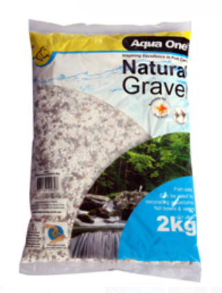 Aqua One Gravel - Natural All Sorts 2kg