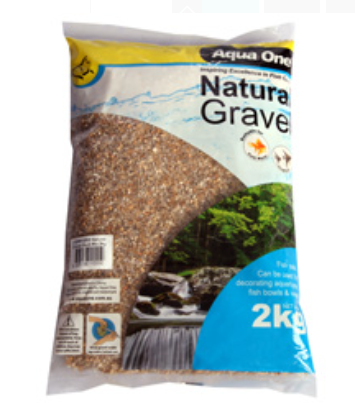 Aqua One Gravel - Natural Gold Mix 2kg