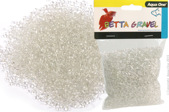 Aqua One Gravel - Betta Glass Clear 350g