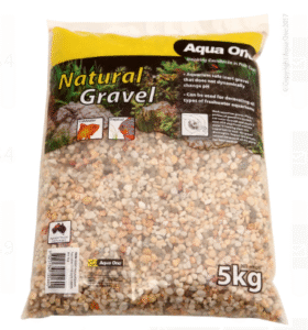 Aqua One Natural Gravel Australian Gold Light 4-6mm Mix 5kg