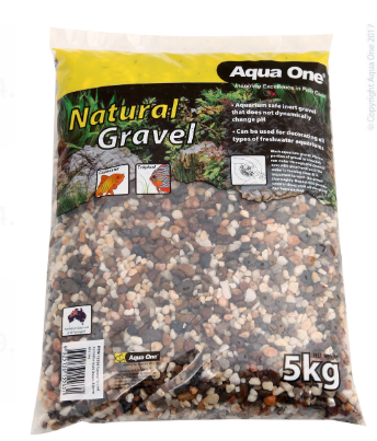 Aqua One Natural Gravel Australian Multi Brown 4-6mm Mix 5kg