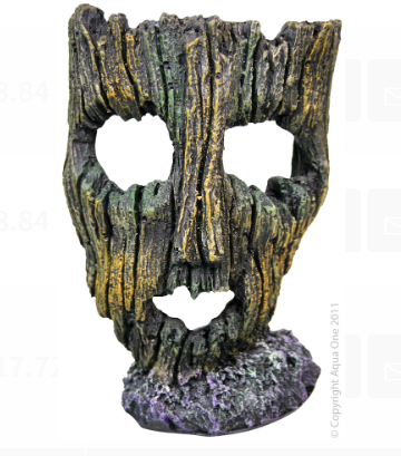 Aqua One Ornament - Resin Face Small 8x7x11cm