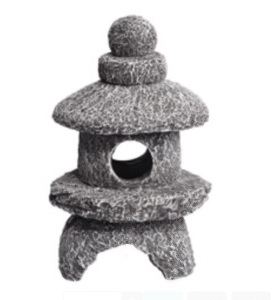Aqua One Ornament - Stone Lantern 9x9x14cmH