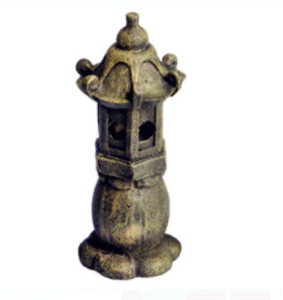 Aqua One Ornament - Mini Oriental Lantern 3.5x3.5x9.5cmh