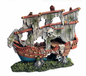 Aqua One Ornament - Pirate Ship S 19.5x8x16cmh
