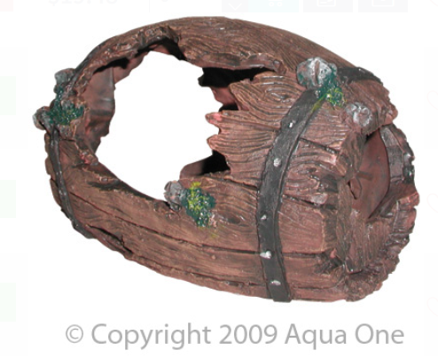 Aqua One Ornament - U228 Barrel 15x10cm