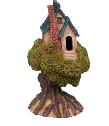 Aqua One Ornament Treehouse 10x10.5x17cmh