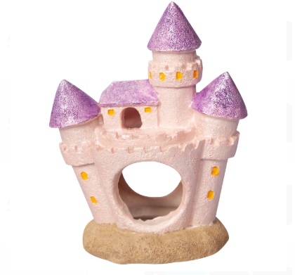 Aqua One Ornament Mermaids Castle 11.5wx6.5dx14.5cmh