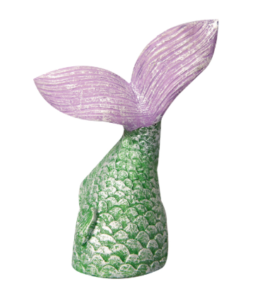 Aqua One Ornament Mermaids Tail 8.5wx4.5dx10.5cmh
