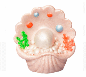 Aqua One Ornament Giant Clam With Pearls 9wx6.5dx9.5cmh