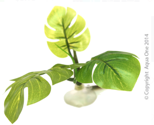 Aqua One Ornament - Betta Hammock Green Plant 10cm