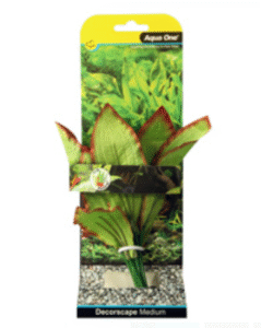 Aqua One Silk Plant - Amazon Red/Green 20cm (SP2002)