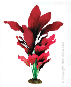 Aqua One Silk Plant - Amazon Red 40cm (SP4011)