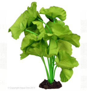 Aqua One Silk Plant - Tiger Lotus Green 20cm