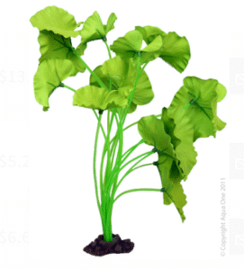 Aqua One Silk Plant - Tiger Lotus Green 30cm