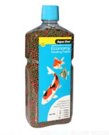 Aqua One Economy Pellet 3mm 1100g Bottle