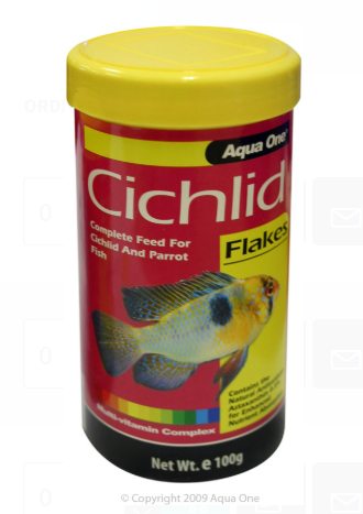 Aqua One Cichlid Flake 100g