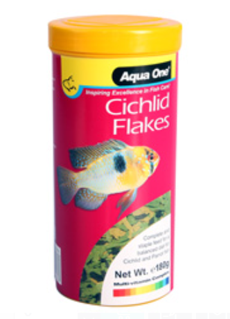 Aqua One Cichlid Flake 180g
