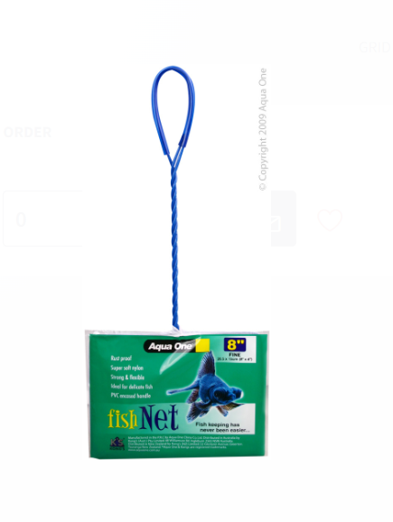 Aqua One Fish Net - 8 Inch Fine