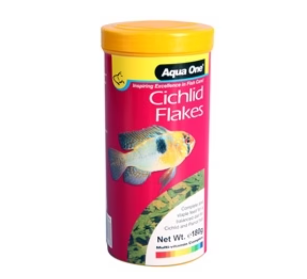 Aqua One Cichlid Flake 180g