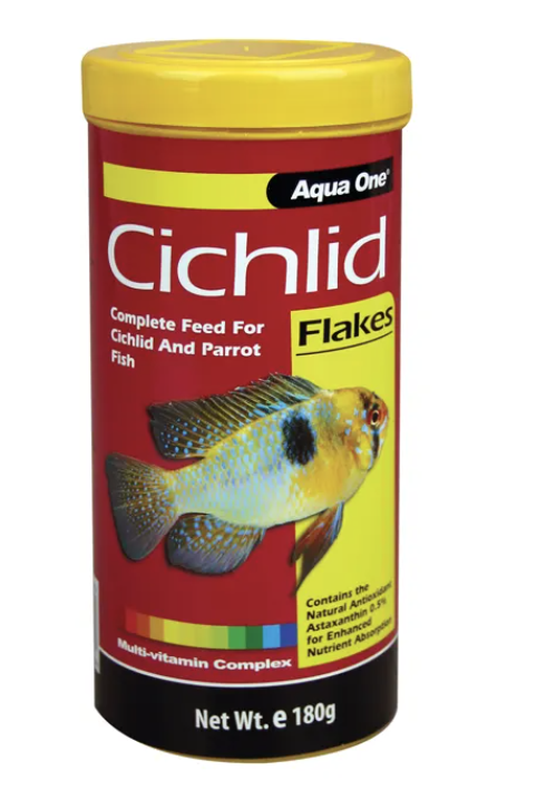 Aqua One Cichlid Flake 180g