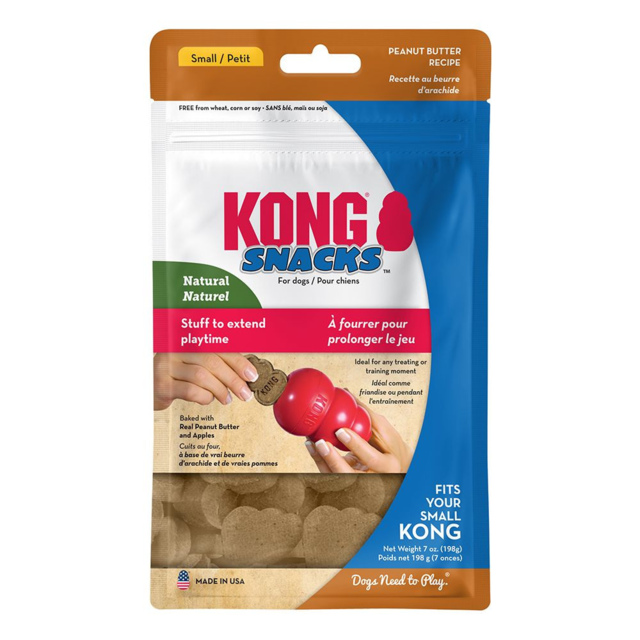 KONG Stuff'n Snacks Peanut Butter Sml - 198g