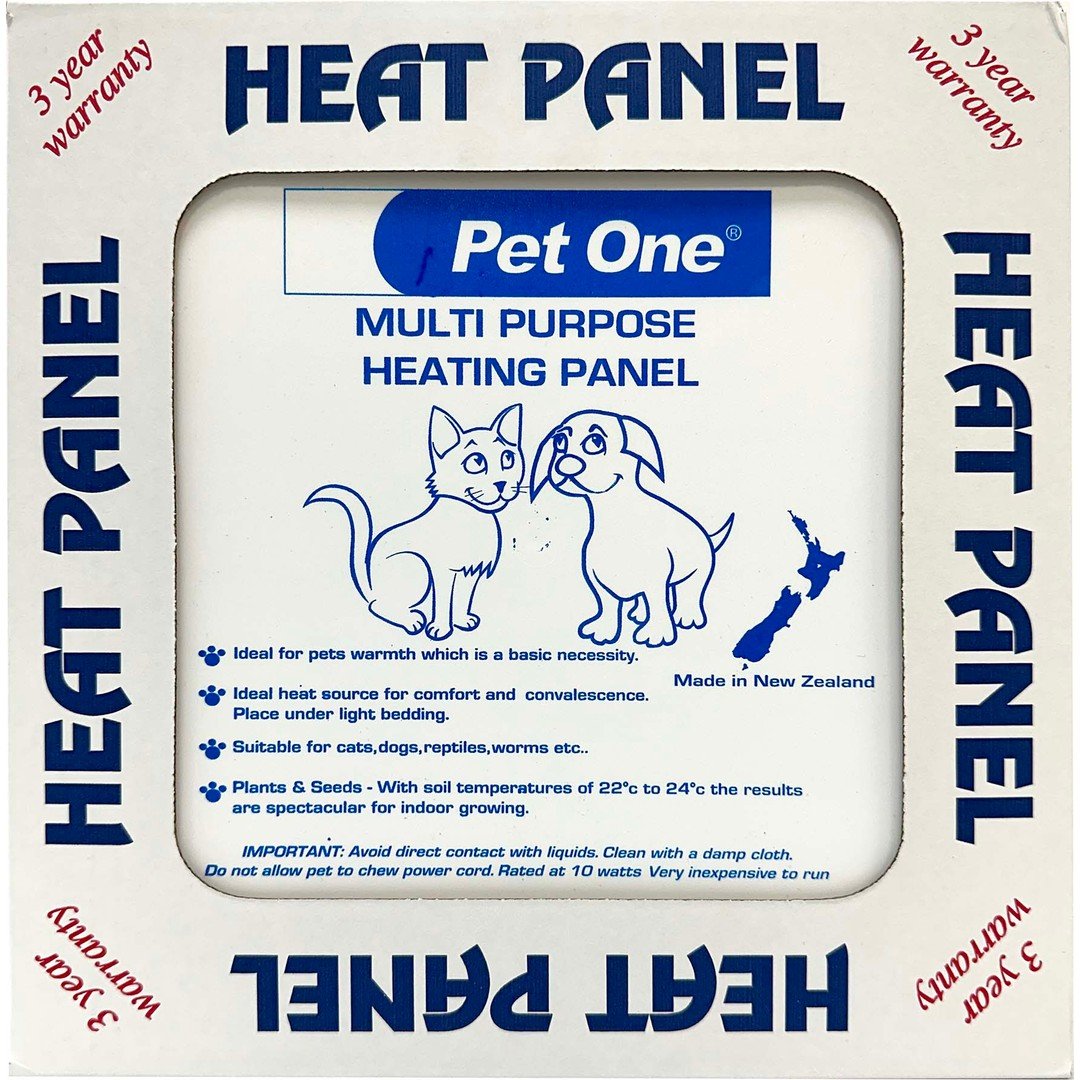Pet One Dog Cat Rabbit Reptile Heat Warm Panel Pad