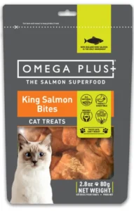 Omega Plus Feline Salmon Bites Treats 80g