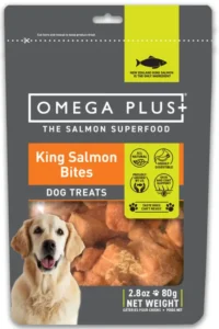 Omega Plus Canine Salmon Bites Treats 80g