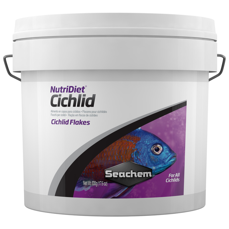 NutriDiet Cichlid Flakes w/Probiotics 500g ^1075