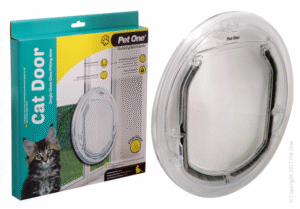 Pet One - Cat Door Poly Single Glaze Glass Fit