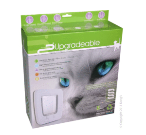 Pet-corp Cat Door - PC5-W Upgradeable Manual White
