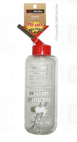 Pet One Deluxe Drinking Bottle - Clear 800ml