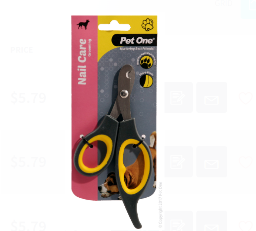 Pet One Grooming - Cat & Small Animal Nail Clippers