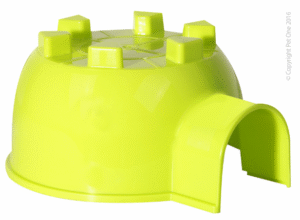 Pet One - Small Animal Hide Plastic Igloo (Medium) Green