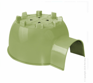 Pet One - Small Animal Hide Plastic Igloo (Large) Green