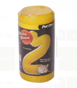 Pet One Tunnel Mouse Maze Small Yellow