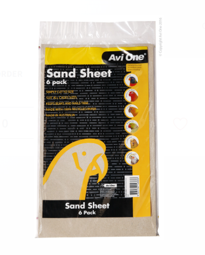 Avi One Sand Sheet Bird 6PK