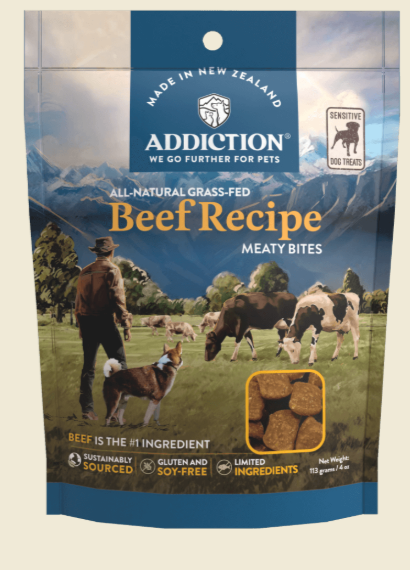 Addiction Grain-Free Venison Beef Meaty Bites 113g