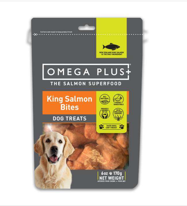 Omega Plus Canine Salmon Bites Treats 170g