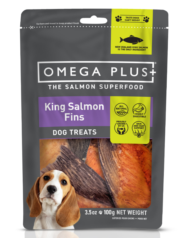 Omega Plus Canine Salmon Fins Treats 100g