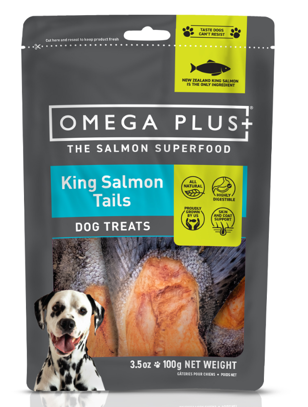 Omega Plus Canine Salmon Tails Treats 100g